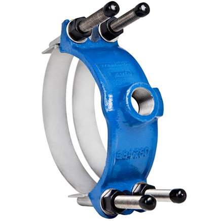 3417DI Ductile Iron Saddle With Straps