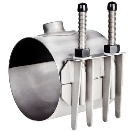 3412AS-PE All Stainless Saddle Double Stud