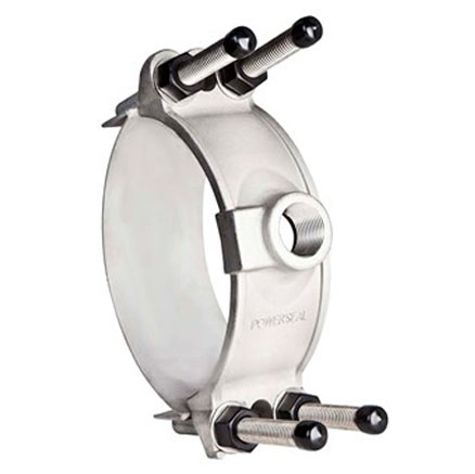 3417AS-SW Stainless Saddle W/ Single Wide Strap